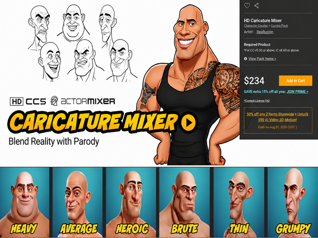 HD Caricature Mixer